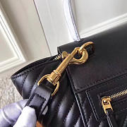 BagsAll Celine Belt Bag Black Lambskin Z1194 24cm  - 3
