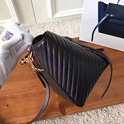 BagsAll Celine Belt Bag Black Lambskin Z1194 24cm  - 5