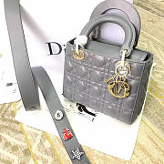 bagsAll Lady Dior Medium 24 Gray Gold Tone 1588 - 1