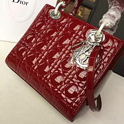 BagsAll Lady Dior 24 Wine Red 1625 - 6