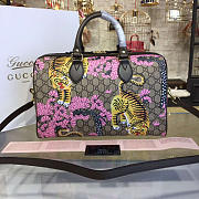 Gucci GG Ophidia Canvas 36 Supreme Top Handle Bag Tiger 2203 - 6