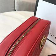 Gucci GG Marmont 18 Matelassé Red Leather 2400 - 5