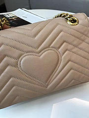 Gucci GG Marmont 26 Matelassé Leather Nude 2409 - 2