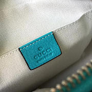 Gucci Soho Disco 21 Leather Bag Blue Z2608 - 3