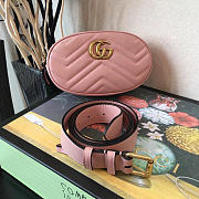 Gucci GG Marmont 18 Belt Bag Pink - 1