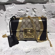 Gucci Padlock Ophidia Leather 20 Black&Gold 2623 - 1