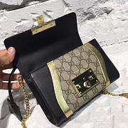 Gucci Padlock Ophidia Leather 20 Black&Gold 2623 - 2