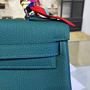 Hermès Kelly Epsom 28 Green Mallard/Silver BagsAll Z2701 - 2
