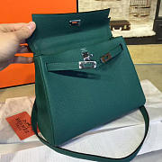 Hermès Kelly Epsom 28 Green Mallard/Silver BagsAll Z2701 - 4