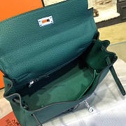 Hermès Kelly Epsom 28 Green Mallard/Silver BagsAll Z2701 - 6
