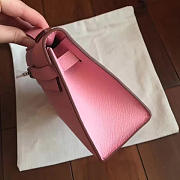 Hermès Kelly Pochette Epsom 22 Pink/Silver BagsAll Z2825 - 3