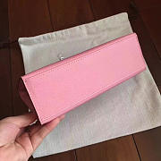 Hermès Kelly Pochette Epsom 22 Pink/Silver BagsAll Z2825 - 4