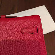 Hermès Kelly Clutch 31 Red/Gold BagsAll Z2842 - 5