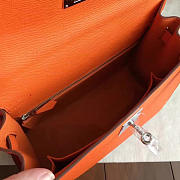 Hermes Kelly 28 Epsom Orange/Silver BagsAll Z2855 - 6
