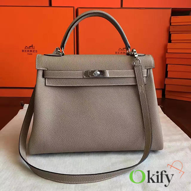 Hermes Kelly 32 Elephant BagsAll Z2864 - 1