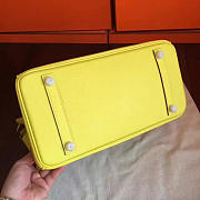 Hermes Birkin Epsome Yellow/ Silver BagsAll Z2941 30cm - 2