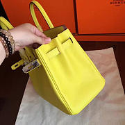 Hermes Birkin Epsome Yellow/ Silver BagsAll Z2941 30cm - 3