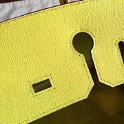 Hermes Birkin Epsome Yellow/ Silver BagsAll Z2941 30cm - 4