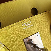 Hermes Birkin Epsome Yellow/ Silver BagsAll Z2941 30cm - 5