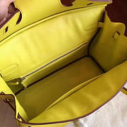 Hermes Birkin Epsome Yellow/ Silver BagsAll Z2941 30cm - 6