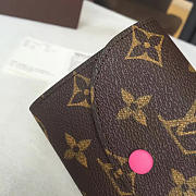 Louis Vuitton ROSALIE COIN Purse 10 Monogram Pink 3239 - 6