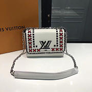 Louis Vuitton twist MM 3588 White 23cm  - 1