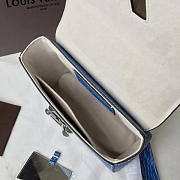 Louis Vuitton TWIST BLUE DENIM MM 23cm  - 6