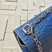 Louis Vuitton TWIST BLUE DENIM MM 23cm  - 4