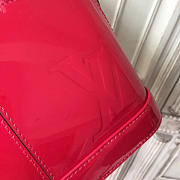 Louis Vuitton Alma BB Red Patent Leather 3714 25cm  - 4