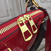 Louis Vuitton Alma BB Red Patent Leather 3714 25cm  - 3