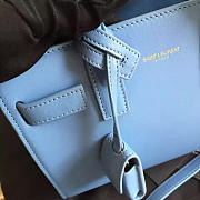 YSL CLASSIC SAC DE JOUR NANO 22 Blue Sky Lambskin BagsAll 4883 - 3