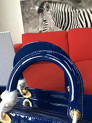 bagsAll Lady Dior Large 32 Navy Blue Shiny 1594 - 4