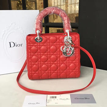 BagsAll Lady Dior 24 Red 1619