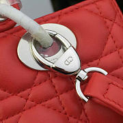 BagsAll Lady Dior 24 Red 1619 - 5