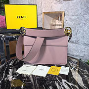Fendi KanI F Logo Pink Leather 26cm 1997 - 6