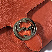 Gucci GG Flap Shoulder Bag On Chain Orange BagsAll 5103032 - 5
