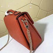 Gucci GG Flap Shoulder Bag On Chain Orange BagsAll 5103032 - 6