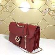Gucci GG Flap Shoulder Bag On Chain Red BagsAll 510303 - 5