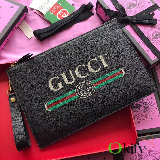 Gucci GG Leather Clutch Bag BagsAll Z05 - 1
