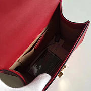 Gucci Sylvie Leather White Bag Z2341 19cm - 3