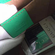 Gucci Sylvie Leather Green Bag Z2348 19cm - 2