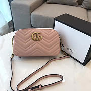 Gucci GG Marmont 24 Matelassé Leather Dusty Pink 2410 - 1