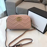 Gucci GG Marmont 24 Matelassé Leather Dusty Pink 2410 - 2