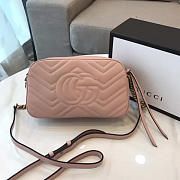 Gucci GG Marmont 24 Matelassé Leather Dusty Pink 2410 - 3