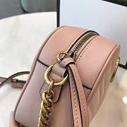 Gucci GG Marmont 24 Matelassé Leather Dusty Pink 2410 - 4