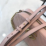 Gucci GG Marmont 24 Matelassé Leather Dusty Pink 2410 - 6