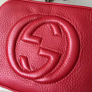 Gucci Soho Disco 21 Leather Bag Red Z2598 - 5