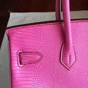 Hermes Birkin Snake leather Pink/ Silver BagsAll Z2930 25cm - 5