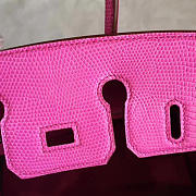 Hermes Birkin Snake leather Pink/ Silver BagsAll Z2930 25cm - 3