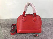 Louis Vuitton Supreme 25 domed satchelv Red M40301 3008 - 3